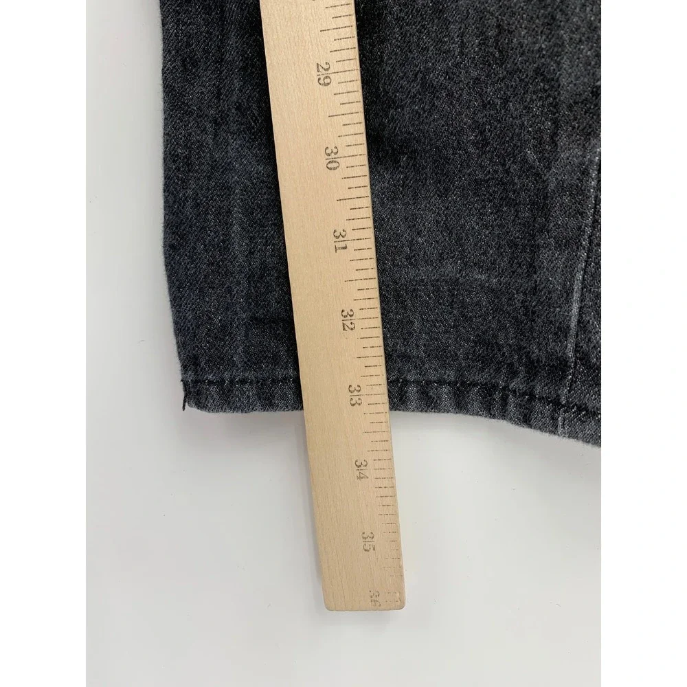 Levis 501 Jeans Mens 31x34 Black Straight Leg Button Fly Denim Pants
